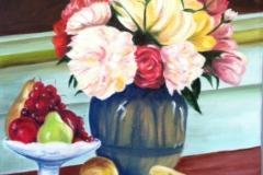 Peonies and Pears